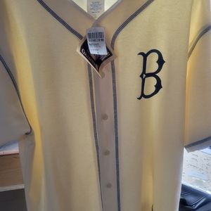 Coopers town collection baseball jersey xl new